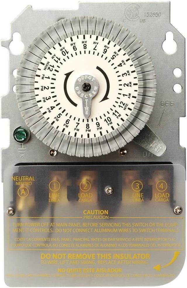 24 Hour Mechanical Timer A-N Switch