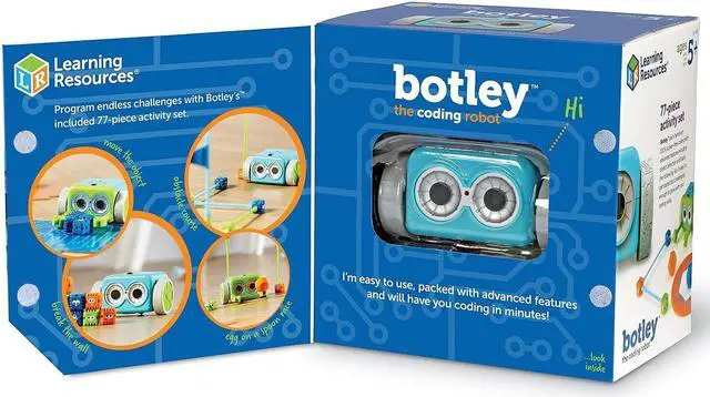 Alt view image 16 of 18 - Learning Resources Activity Set Coding Robot 9"Wx9"Lx6-1/5"H Multi LER2935