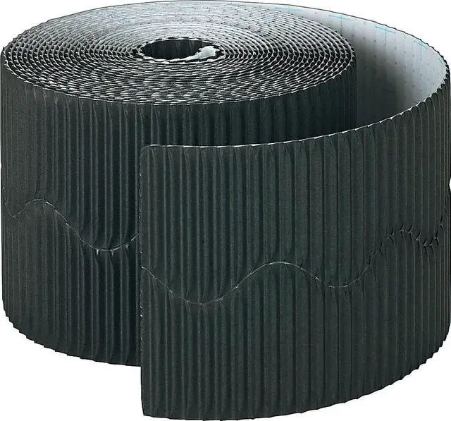 Alt view image 3 of 8 - Pacon Bordette Decorative Border, 2 1/4" X 50' Roll, Black 37306