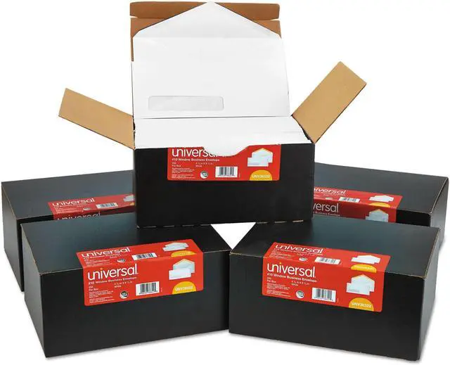 Main image of UNIVERSAL Window Business Envelope #10 4 1/8 x 9 1/2 250/Box 36322