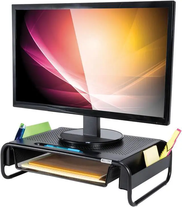 Alt view image 17 of 17 - Allsop Metal Art Organizer 5 Monitor Black Supports 30 lbs 32166