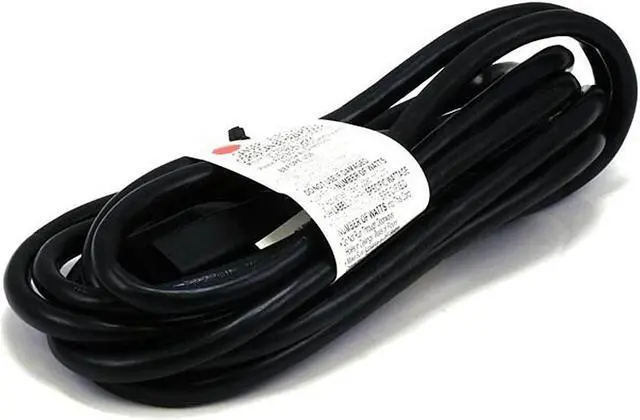 Alt view image 11 of 17 - Monoprice 3-Prong Extension Cord - 10 Feet - Black | NEMA 5-15P to NEMA 5-15R, 16AWG, 13A