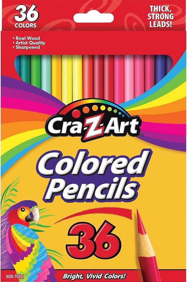 Cra-Z-Art Glitter Colored Pencils Carded, 8 Count (10432)