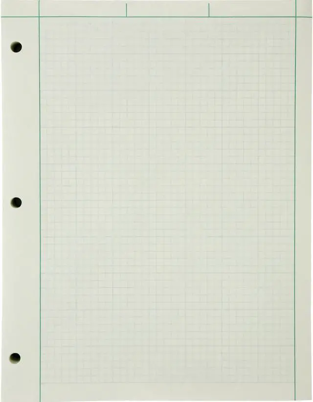 Main image of TOPS Engineer Pads Ruled 5x5 Sq/Inch 200 Shts/Pad 8-1/2"x11" GN 22144