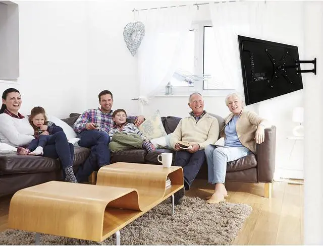 Alt view image 19 of 19 - Mount-It! Full-Motion TV Wall Mount for 23" to 55" Flat Screens (MI-2065L)