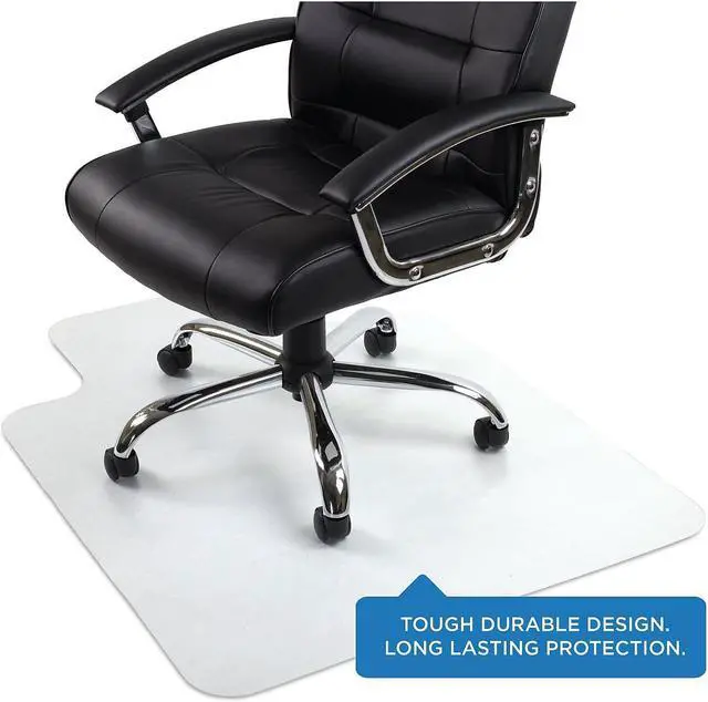 Alt view image 6 of 10 - Mount-It! Office Chair Mat for Flat Tile Hardwood Floor | 47" x 35.5"