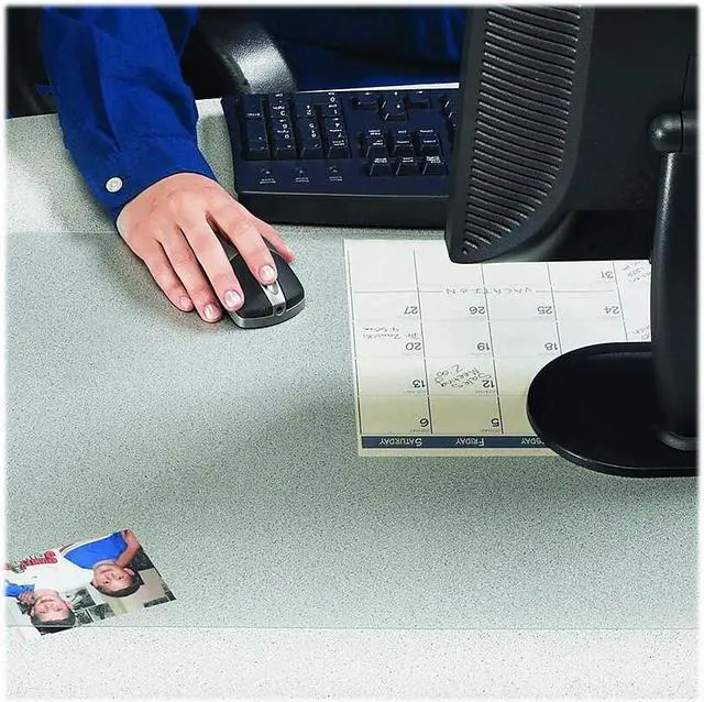 Alt view image 6 of 8 - Artistic KrystalView Desk Pad with Microban 36 x 20 Clear 6060MS