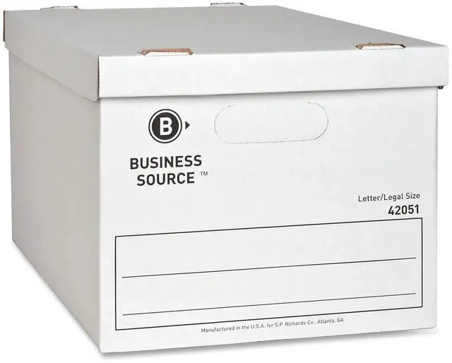 Alt view image 2 of 5 - Business Source 42051 Storage Box - File 350.00 lbs. Legal, Letter