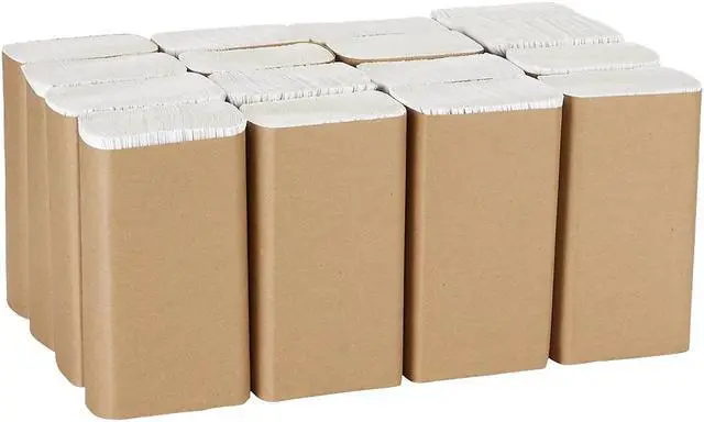 Alt view image 11 of 13 - Envision Multifold Paper Towels 1-Ply 9 1/5 x 9 2/5 White 250/Pack 16 Packs