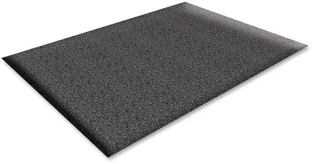 Main image of Genuine Joe Anti-Fatigue Floor Mat Thick Vinyl 3'x10' Black 70371