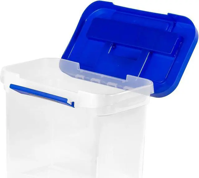 Alt view image 13 of 18 - Bankers Box Heavy Duty Plastic File Storage 14 1/4 x 8 3/5x 11 Clear 0086301