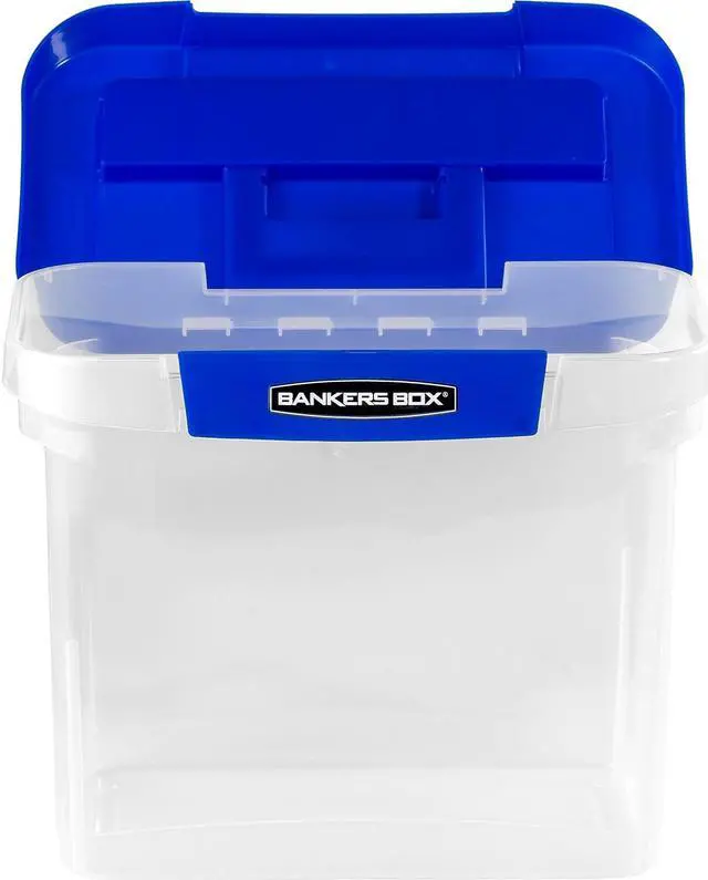 Alt view image 14 of 18 - Bankers Box Heavy Duty Plastic File Storage 14 1/4 x 8 3/5x 11 Clear 0086301