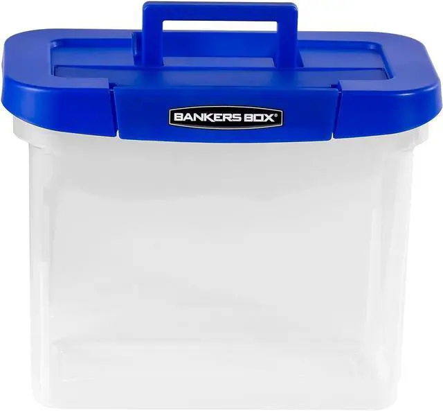 Alt view image 16 of 18 - Bankers Box Heavy Duty Plastic File Storage 14 1/4 x 8 3/5x 11 Clear 0086301