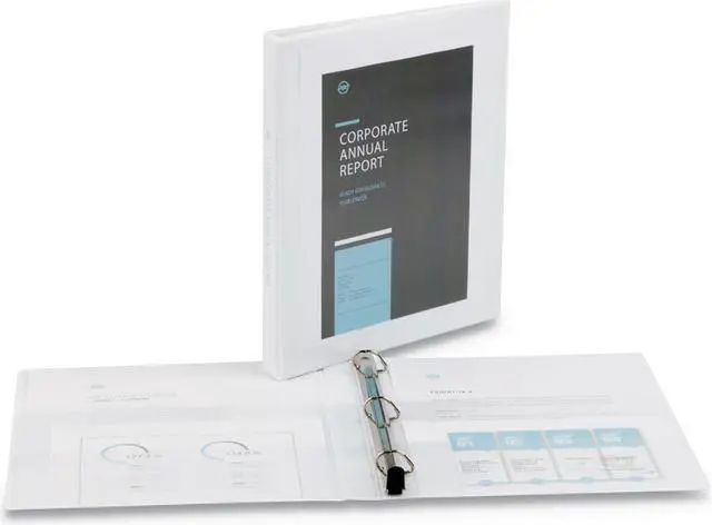 Alt view image 15 of 20 - Avery View Binder Heavy-duty Slant Ring 1/2" Cap Letter-size WE 79767