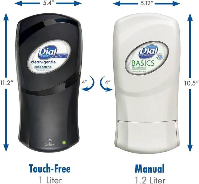 Alt view image 8 of 12 - Dial FIT Foam Soap Dispenser 16619