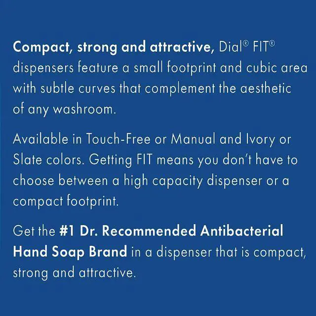 Alt view image 7 of 12 - Dial FIT Foam Soap Dispenser 16619