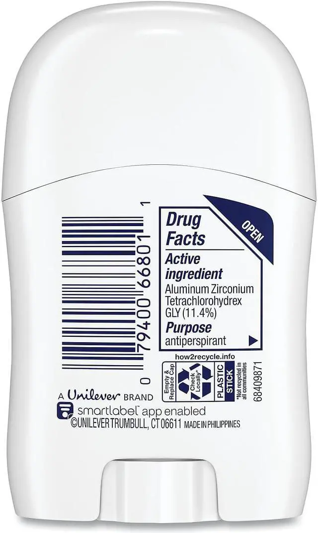 Alt view image 8 of 12 - Dove Invisible Solid Antiperspirant Deodorant, Floral Scent, 0.5 Oz 66801EA