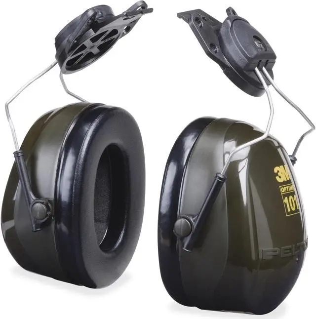 Alt view image 2 of 12 - 3M Peltor H7P3E Optime 101 Helmet Attachable Earmuff