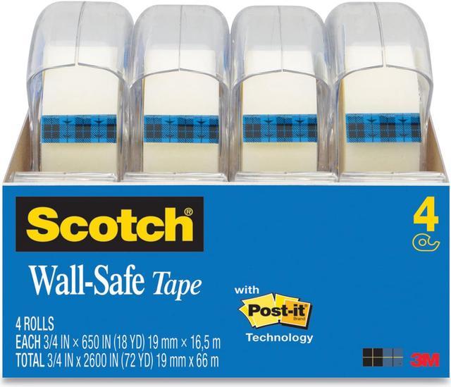 Scotch Tape,Wall Safe,Disp,4/Pk 4183 