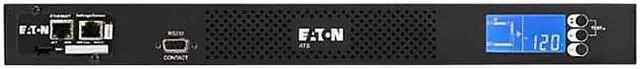 Alt view image 4 of 8 - Eaton ATS Rack PDU 1U 120V 1.92 kW 2 5-20P Input and 10 5-20R Single-Phase - NEMA 5-20P - 10 x NEMA 5-20R - 120 V AC - 1920 W - Network (RJ-45) - 1U - Horizontal - Rack-mountable EATS120