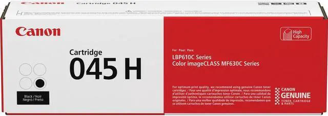 Alt view image 7 of 20 - Canon 045 H High Yield Toner Cartridge - Black