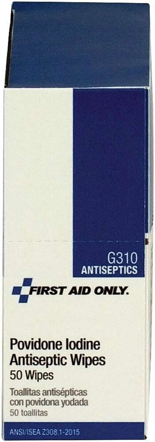 Alt view image 6 of 10 - First Aid Only Refill for SmartCompliance General Business Cabinet PVP Iodine 50/BX G310