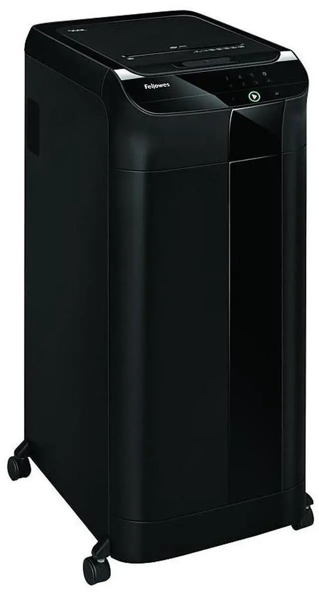 Alt view image 2 of 14 - Fellowes - 4657301 - Fellowes AutoMax 600M Auto Feed Shredder - Micro Cut - 600 Per Pass - Black