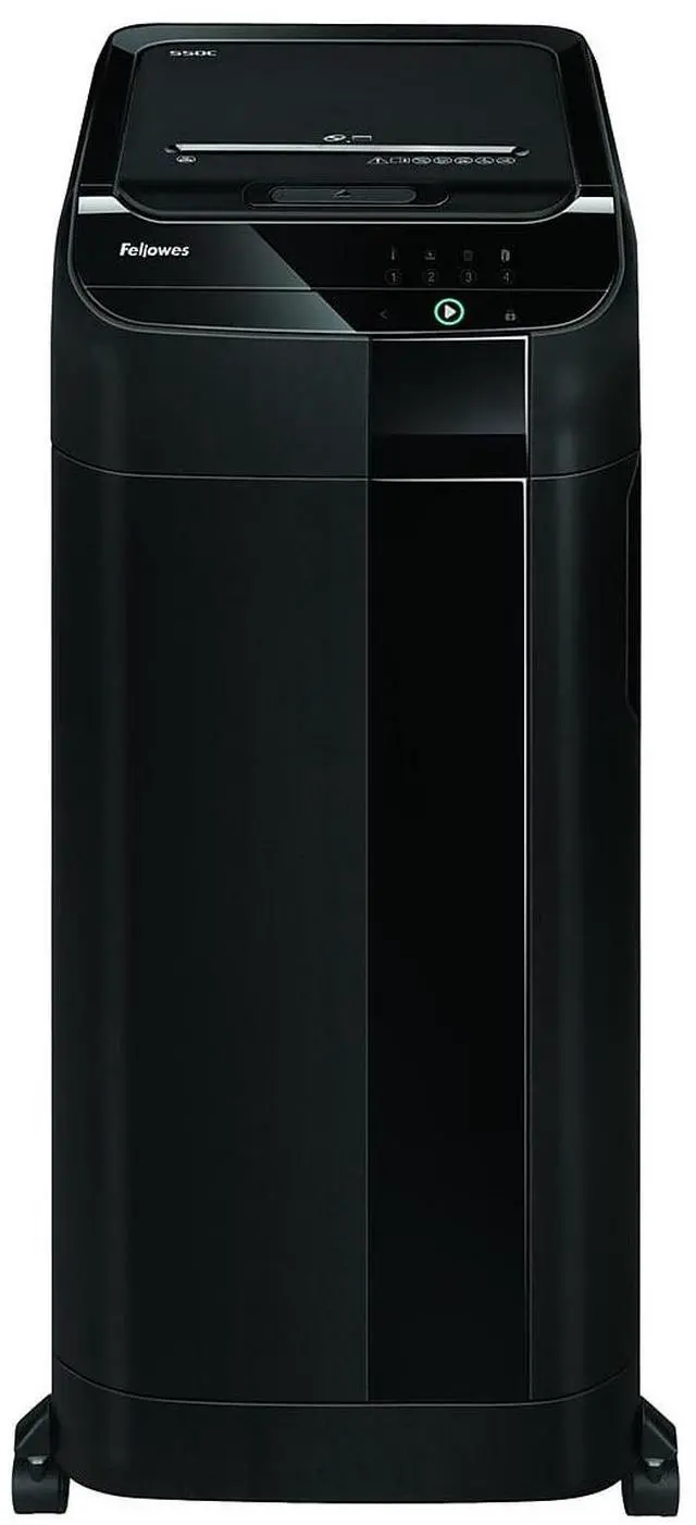Alt view image 5 of 14 - Fellowes - 4657301 - Fellowes AutoMax 600M Auto Feed Shredder - Micro Cut - 600 Per Pass - Black