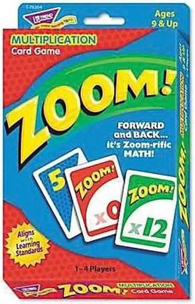 Alt view image 17 of 20 - Trend Zoom Math Card Game Ages 9 and Up T76304