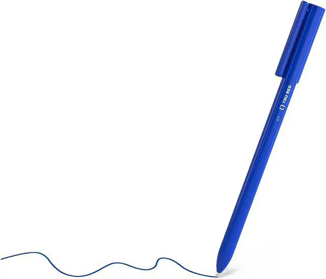 Alt view image 3 of 8 - TRU RED Quick Dry Gel Pens Med Point 0.7mm Blue 24/Pack TR54485