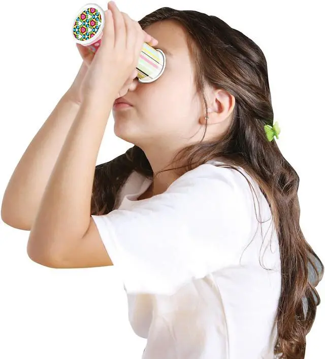 Alt view image 4 of 5 - Hygloss Products Kaleidoscope Kit For Kids - Make Your Own Kaleidoscopes - 6-3/4 x 1-3/8 Inches, 12 Pack