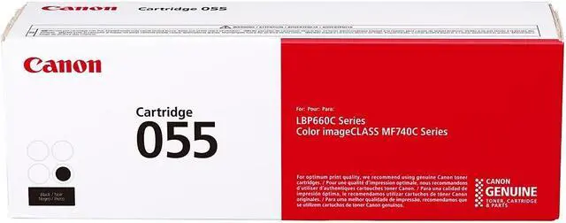 Alt view image 20 of 20 - Canon - 3016C001 - Canon 055 Original Toner Cartridge - Black - Laser - 2300 Pages - 1 Pack