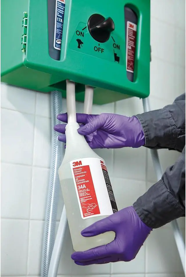 Alt view image 3 of 7 - 3M 34A Peroxide Cleaner, 0.5 gal. Jug