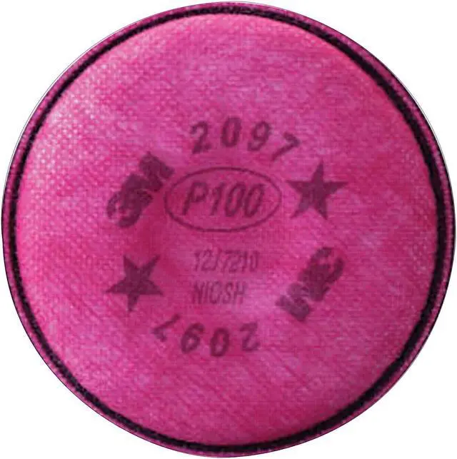 Alt view image 2 of 6 - 3M Particulate Filter P100 Nuisance Level Organic Vapor 2/PK 2097