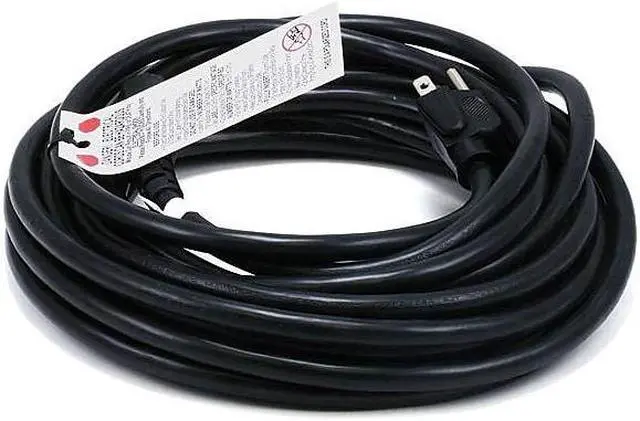 Alt view image 10 of 14 - Monoprice 25ft 14AWG Power Extension Cord Cable, 15A (NEMA 5-15P to NEMA 5-15R)