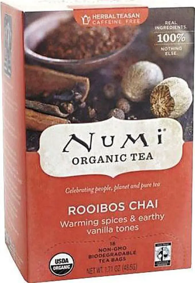 Alt view image 16 of 16 - Numi Tea Organic Ruby Chai Herbal Tea ( 6x18 BAG)