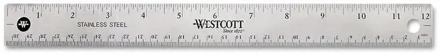 Alt view image 6 of 6 - Acme United Corporation ACM10415 Ruler- 12in. Long- Stainless Steel