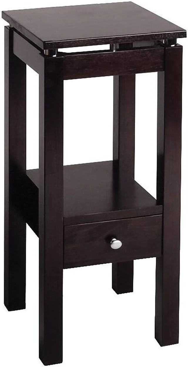 Alt view image 14 of 16 - Espresso Linea Phone Stand with Chrome Accent