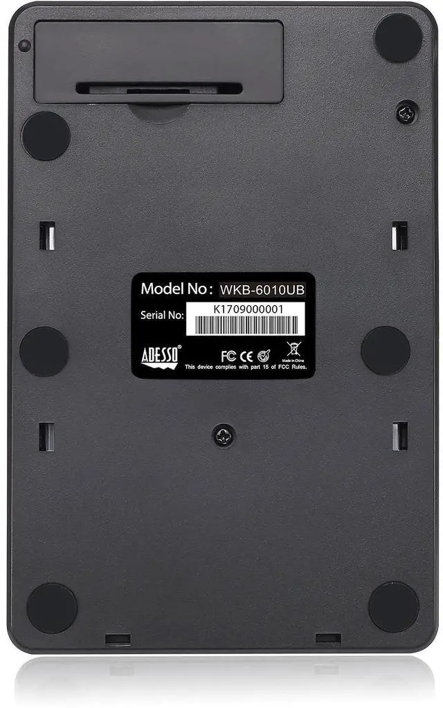 Alt view image 14 of 20 - Adesso WKB-6010UB - Wireless Spill Resistant 18-Key Numeric Keypad