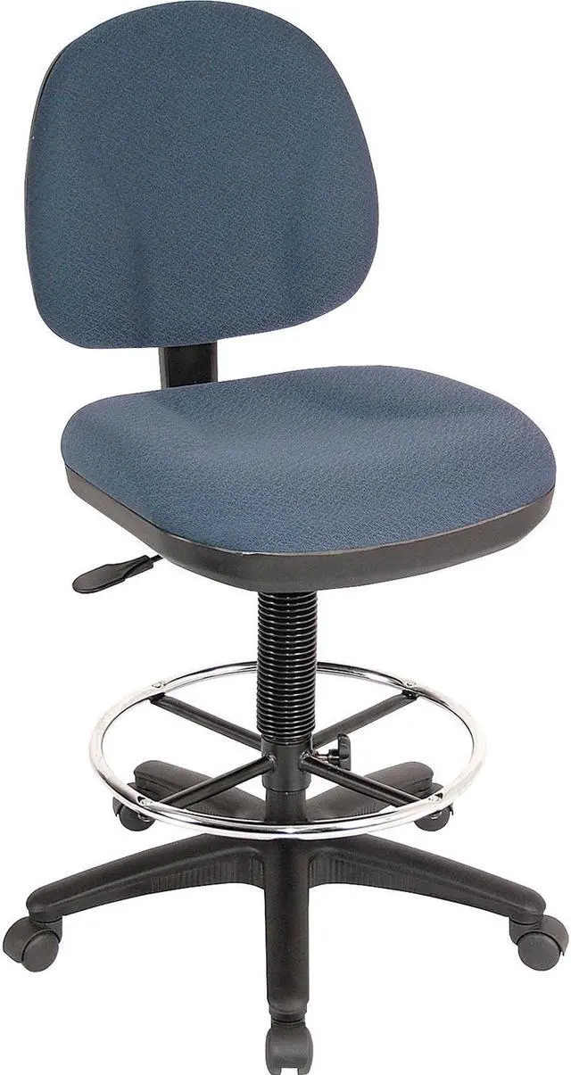 Alt view image 9 of 9 - Lorell Adjustable Multi Task Stool 24"x24"x40-1/2"x50-1/2" Blue 80010