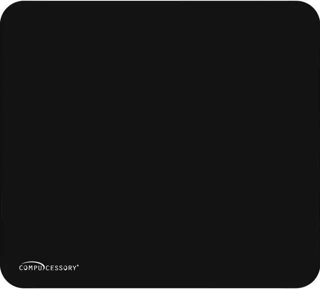 Alt view image 3 of 5 - Compucessory Economy Mouse Pad Nonskid Rubber Base 9-1/2"x8-1/2" Black 23617