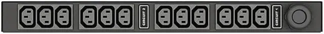 Alt view image 3 of 4 - Vertiv Geist Basic Rack PDU - (12) IEC C13| 30A| 208V| L6-30P| 4.9kW| RPDU VP9571A