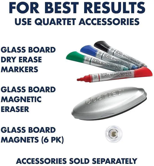 Alt view image 14 of 15 - Quartet GC3624F Infinity Magnetic Glass Calendar Boards, 2' x 1.5'