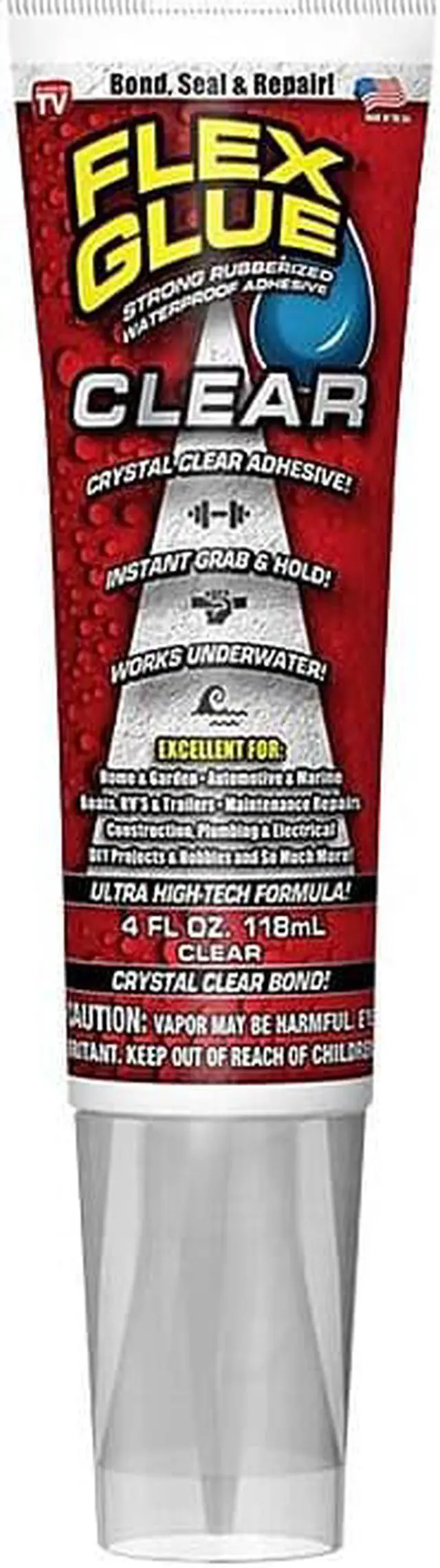 Main image of Flex Seal Flex Glue 4 oz. Clear (GFSCLRR04)