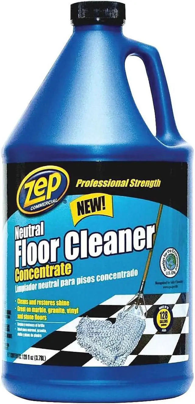 Alt view image 2 of 4 - Zep Commercial Multi-Surface Floor Cleaner Pleasant Scent 1 gal Bottle ZUNEUT128