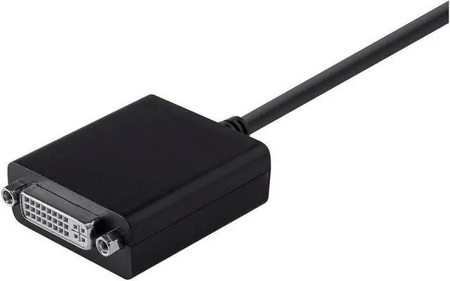 Alt view image 8 of 11 - Monoprice Mini DisplayPort 1.1 to DVI Adapter, Black