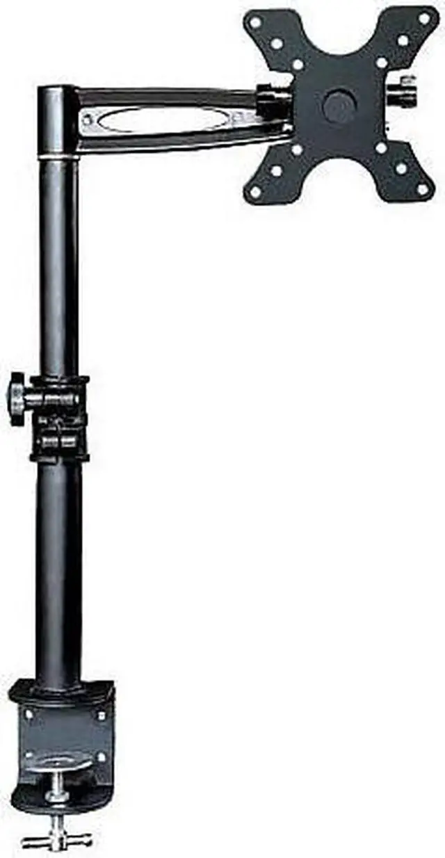Alt view image 8 of 9 - Monoprice 2-Way Adjustable Tilting Desk Mount Bracket - Black For 13-30 Inch Monitors