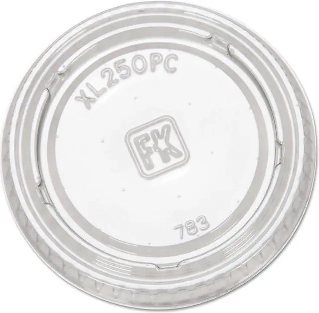Alt view image 5 of 5 - Clear Lids, Pet Fits1.5/2/2.5Oz Pc (20/125)