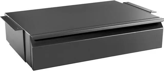 Alt view image 2 of 5 - Mount-It! Under Desk Pull-Out Drawer Kit with Smooth Sliding Track | Office Storage Organizer | Mounts to Desktops Tables and Workbenches Over 0.71 Inches Thick
