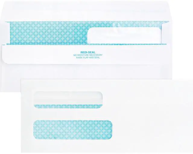Alt view image 18 of 18 - Business Source Dbl Window Envelopes No. 8-5/8" 3-5/8"x8-5/8" 500/BX WE 04650